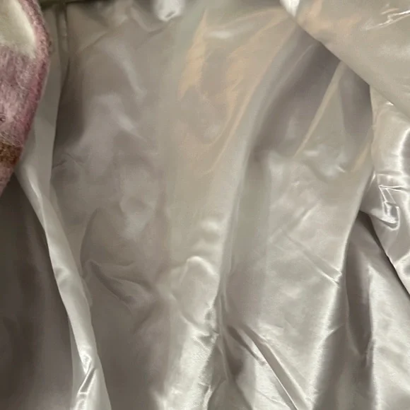 Sebby Pink and White Plaid Jacket - Picture 4 of 4